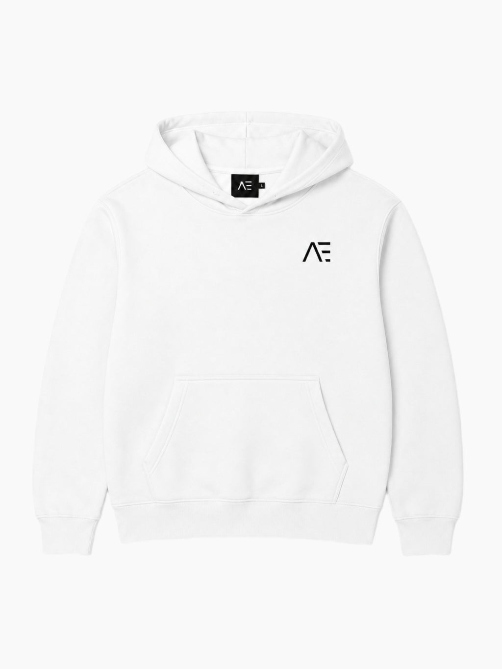 Men's Crest Hoodie (White)